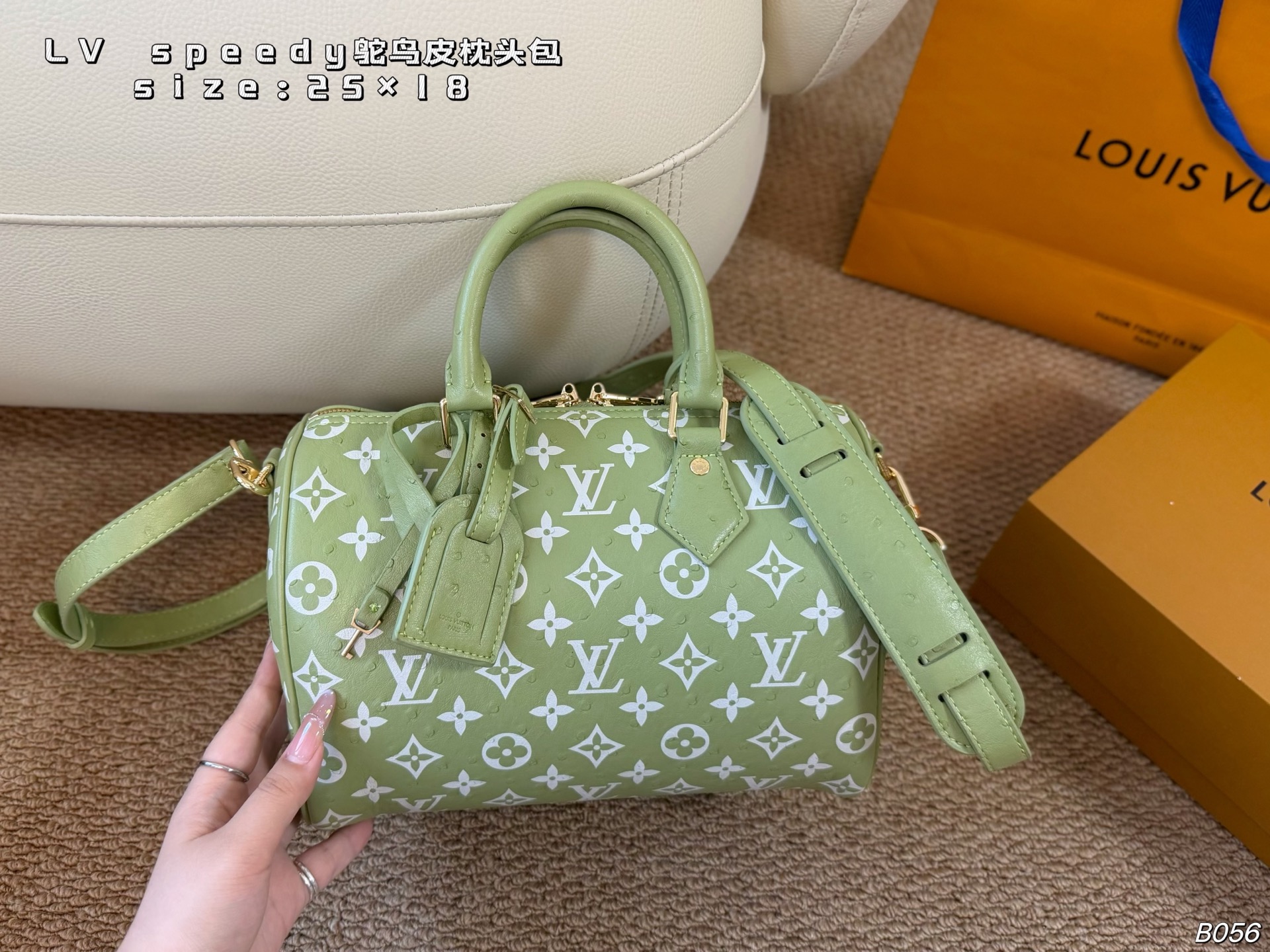 Louis Vuitton LV Speedy Pillow Bag Top Handle Carry | Luxury Designer Fashion Accessory
